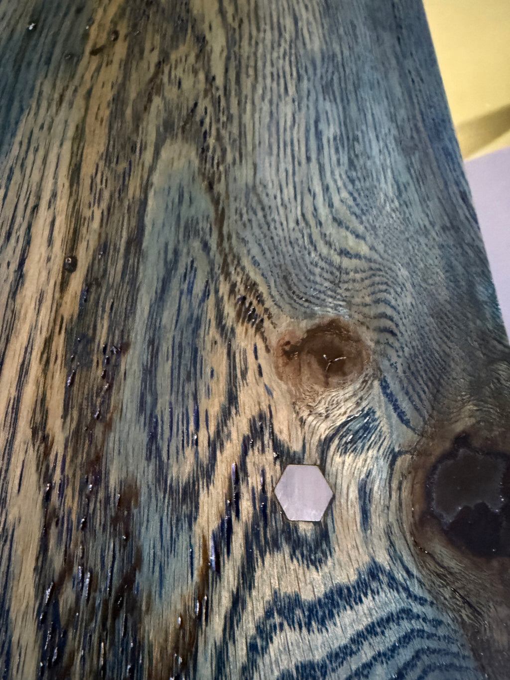 10"x17"x17" Blue Stain Blackett Bench