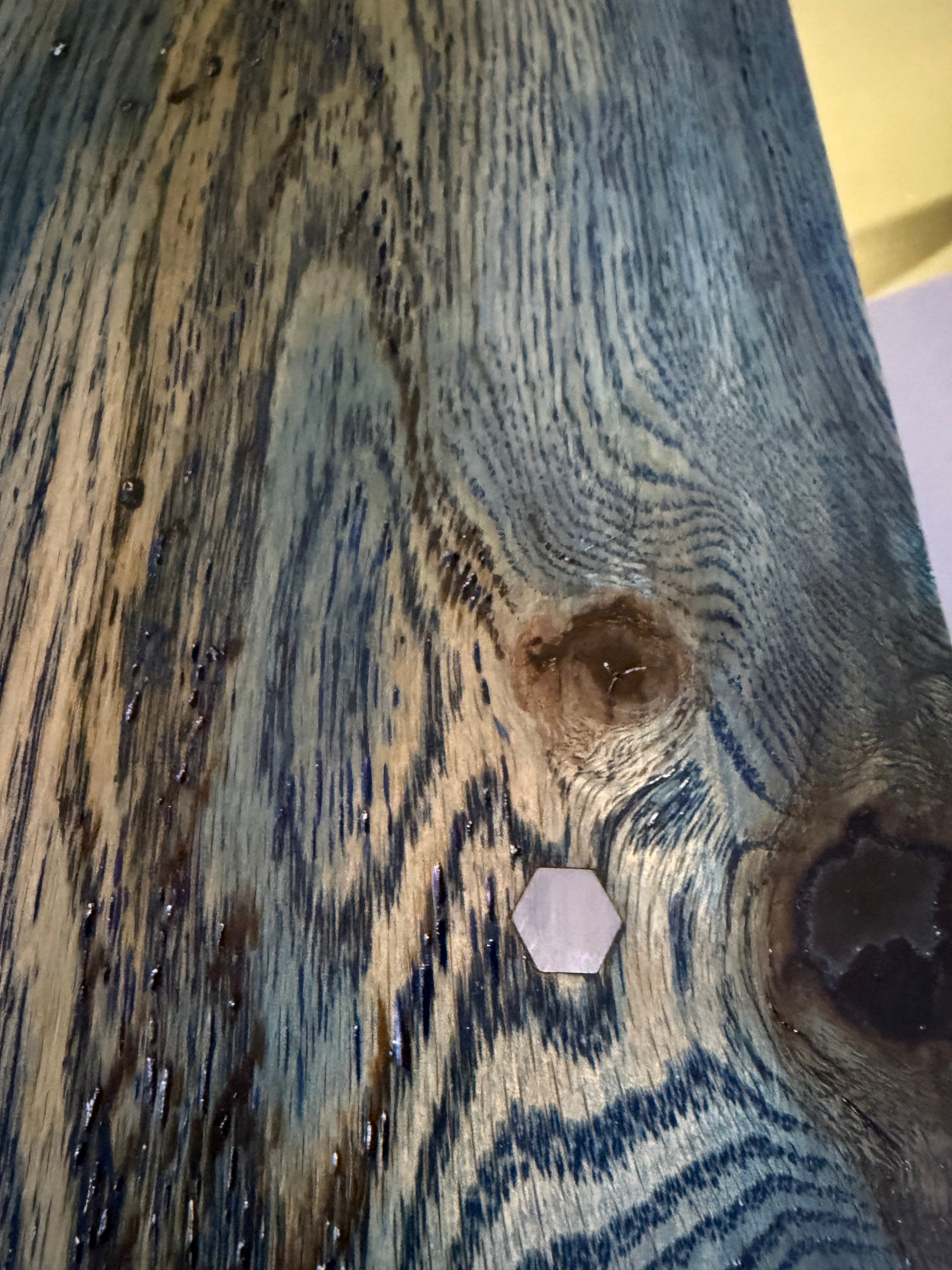 10"x17"x17" Blue Stain Blackett Bench