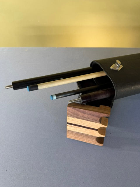 3 Place Hardwood Pool Cue Claw