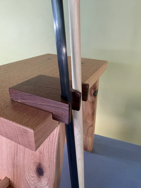 2 Place Hardwood Pool Cue Claw